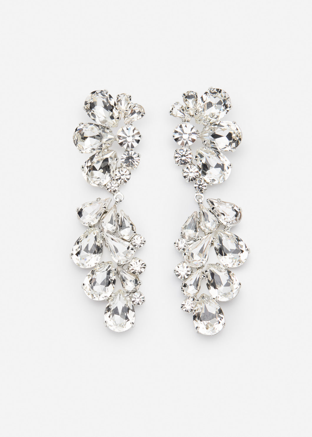 RE26 EARRINGS 09 RHODIUM