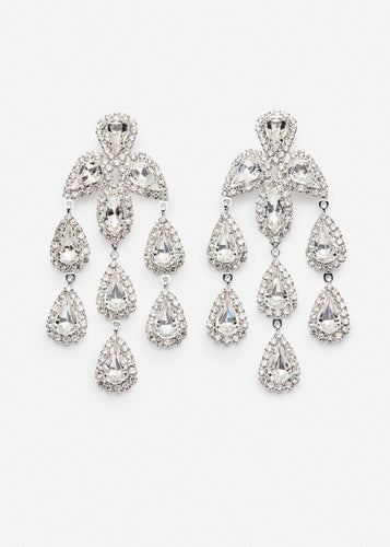 RE26 EARRINGS 11 RHODIUM
