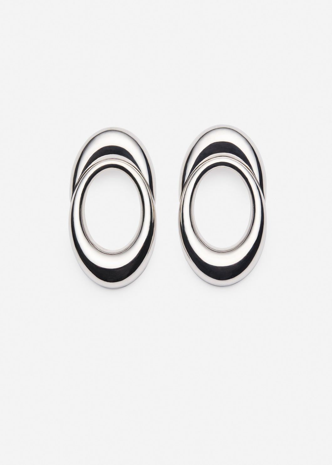 RE26 EARRINGS 13 RHODIUM