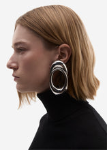 Load image into Gallery viewer, RE26 EARRINGS 13 RHODIUM

