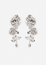 Load image into Gallery viewer, RE26 EARRINGS 14 RHODIUM
