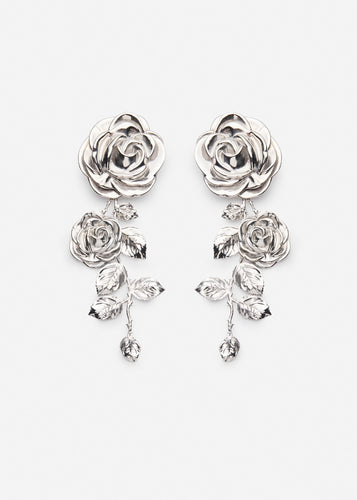 RE26 EARRINGS 14 RHODIUM