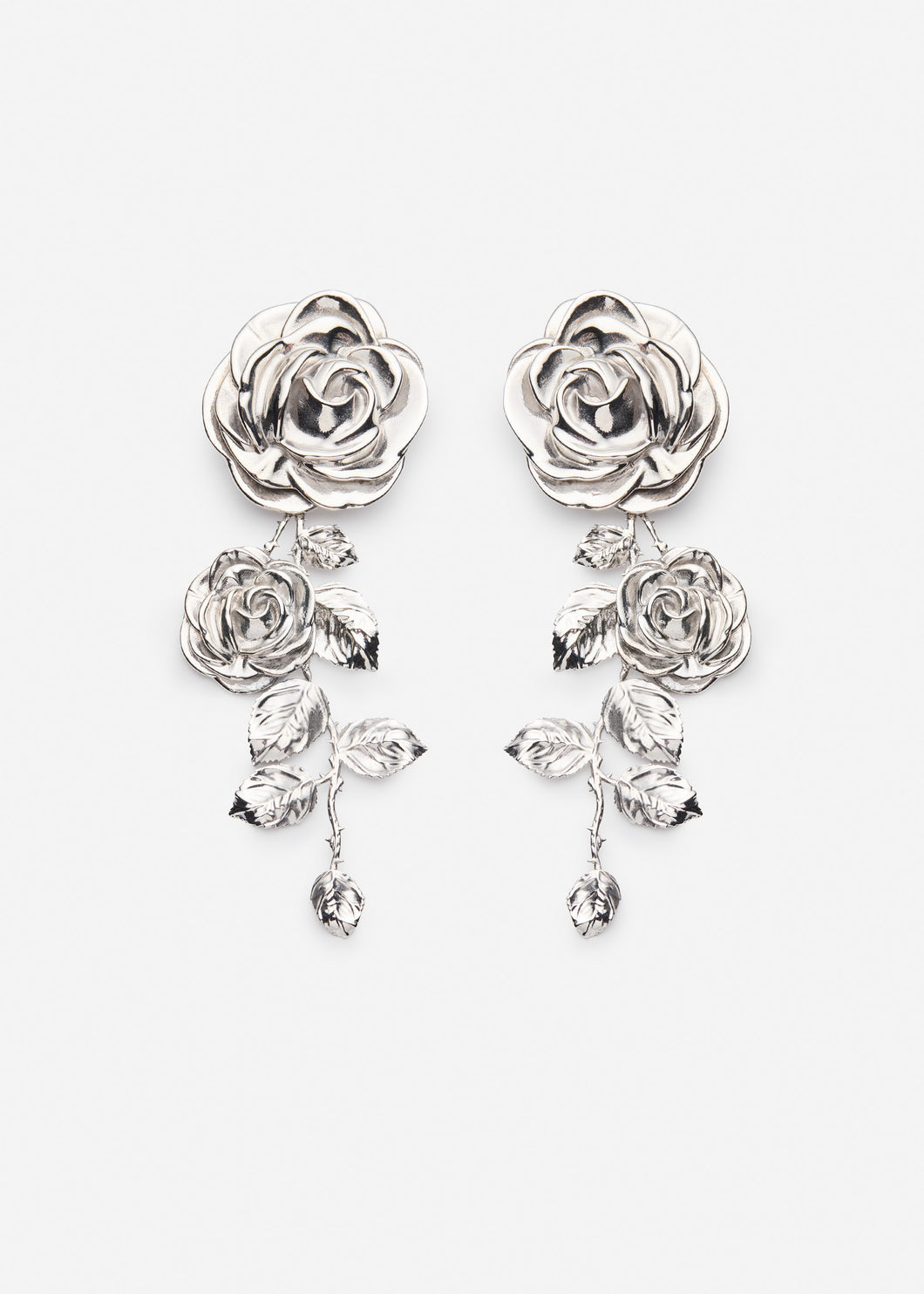 RE26 EARRINGS 14 RHODIUM