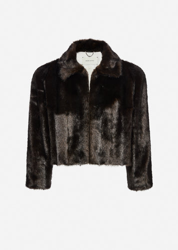 RE26 JACKET 01 BROWN FAUX FUR