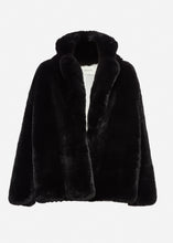 Load image into Gallery viewer, RE26 JACKET 04 BLACK FAUX FUR
