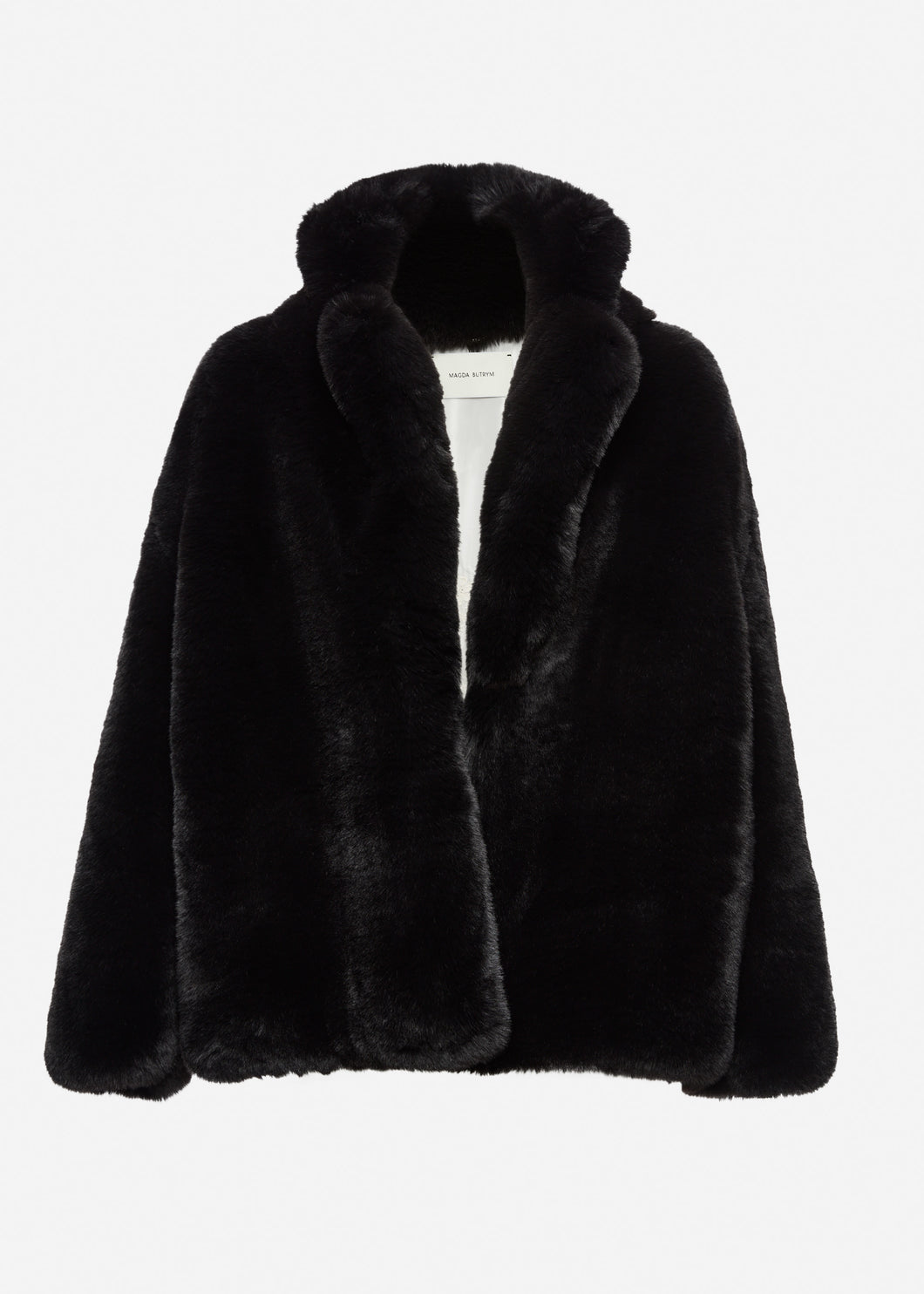 RE26 JACKET 04 BLACK FAUX FUR