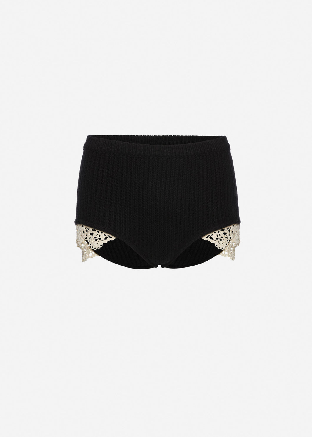 RE26 KNITWEAR 03 SHORTS BLACK
