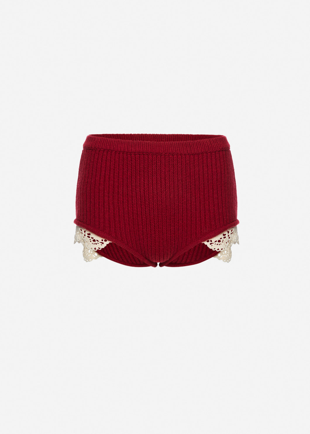 RE26 KNITWEAR 03 SHORTS RED