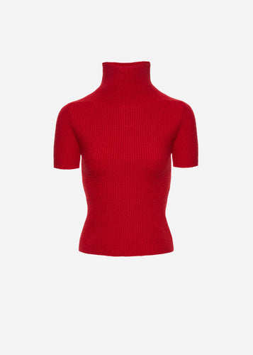 RE26 KNITWEAR 05 TOP RED