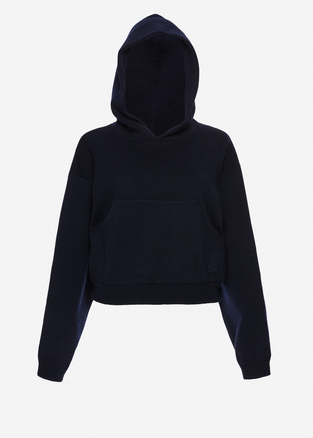 RE26 KNITWEAR 07 HOODIE NAVY