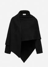 Load image into Gallery viewer, RE26 KNITWEAR 10 PONCHO BLACK
