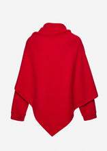 Load image into Gallery viewer, RE26 KNITWEAR 10 PONCHO RED
