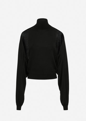 RE26 KNITWEAR 13 CARDIGAN BLACK