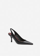 Load image into Gallery viewer, RE26 LOW SLINGBACK BLACK LEATHER
