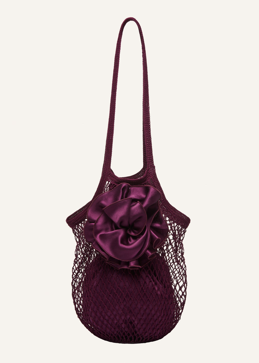 Medium Devana bag in aubergine