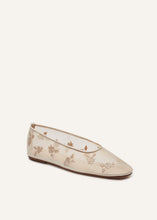 Load image into Gallery viewer, SS24 BALLET FLATS EMBROIDERY CREAM
