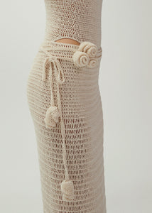 SS24 CROCHET 05 SKIRT BEIGE