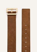 Load image into Gallery viewer, SS25 BELT 04 BROWN SUEDE
