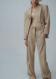 SS25 BLAZER 02 BEIGE