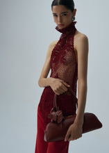 Load image into Gallery viewer, SS25 CROCHET 02 TOP BORDEAUX
