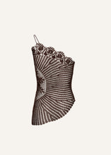 Load image into Gallery viewer, SS25 CROCHET 04 TOP BROWN
