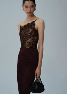 Small Devana bag in brown