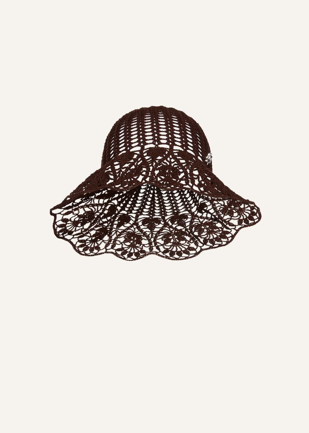 SS25 CROCHET 05 HAT BROWN