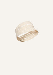 SS25 CROCHET 07 HAT CREAM