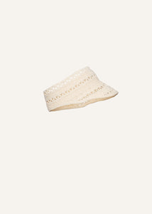 SS25 CROCHET 07 HAT CREAM
