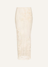 Load image into Gallery viewer, SS25 CROCHET 09 SKIRT CREAM
