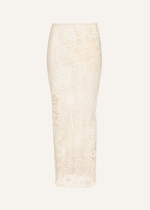 SS25 CROCHET 09 SKIRT CREAM