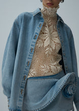 Load image into Gallery viewer, SS25 DENIM 07 SHIRT LIGHT BLUE
