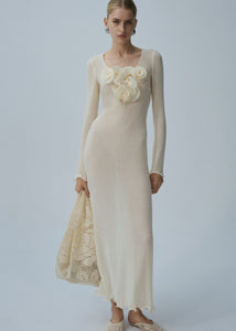 SS25 DRESS 02 BEACH CREAM