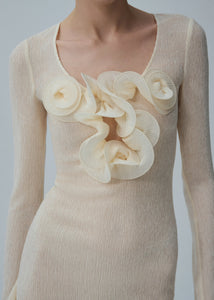 SS25 DRESS 03 BEACH CREAM