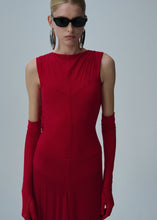 Load image into Gallery viewer, Mesh gloves in red
