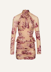 SS25 DRESS 35 BEIGE PRINT