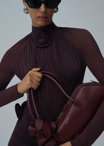 SS25 DRESS 35 BORDEAUX