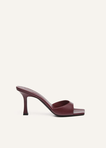 SS25 ESTONIA HEELS BURGUNDY