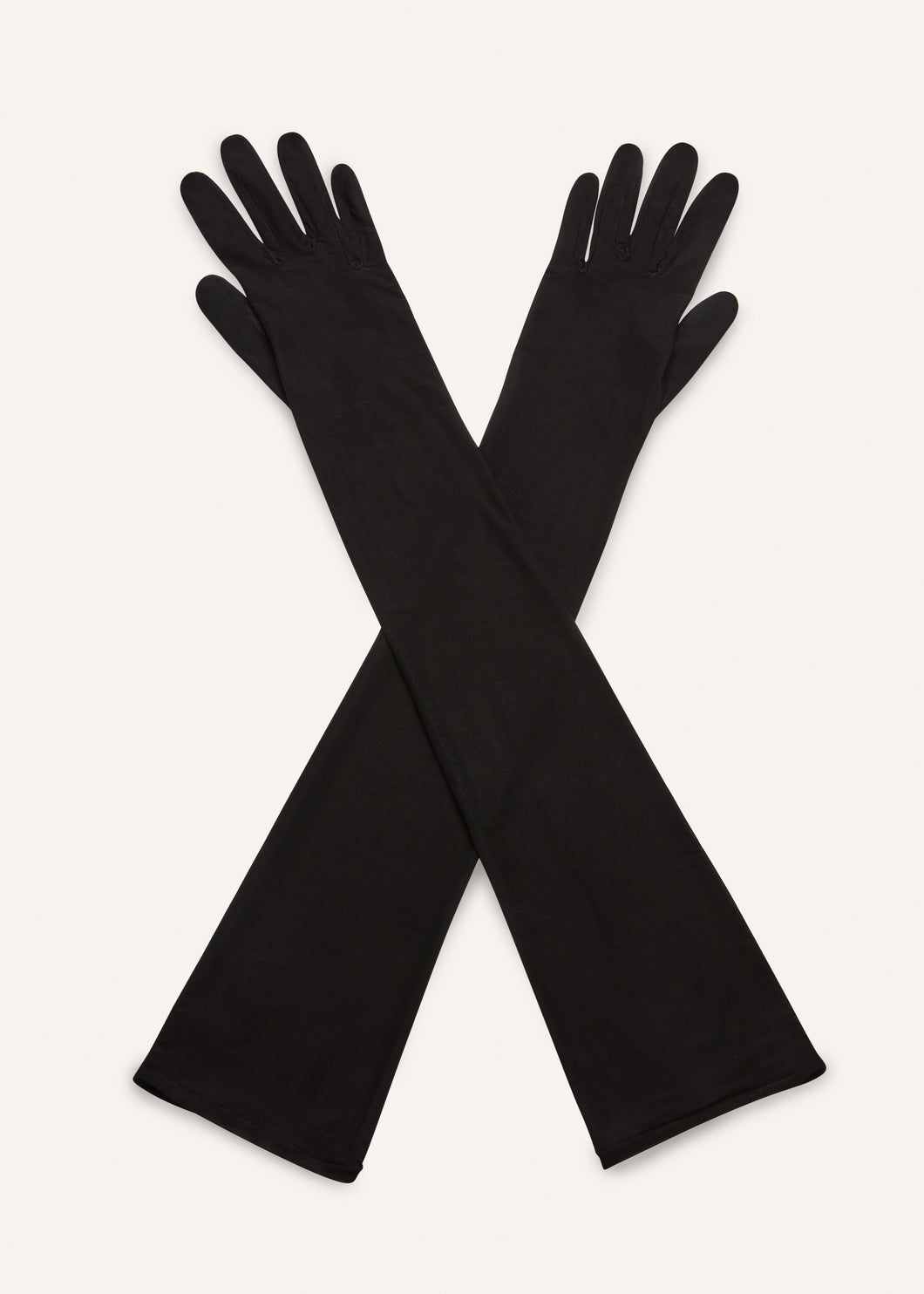 Mesh gloves in black