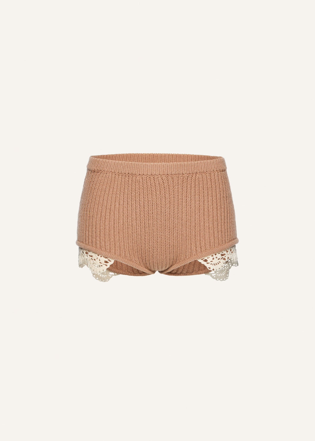 SS25 KNITWEAR 08 SHORTS CARAMEL