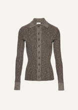 Load image into Gallery viewer, SS25 KNITWEAR 10 CARDIGAN BROWN
