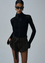 Load image into Gallery viewer, SS25 KNITWEAR 14 CARDIGAN BLACK
