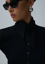 Load image into Gallery viewer, SS25 KNITWEAR 14 CARDIGAN BLACK
