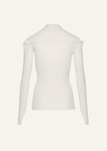 SS25 KNITWEAR 14 CARDIGAN WHITE