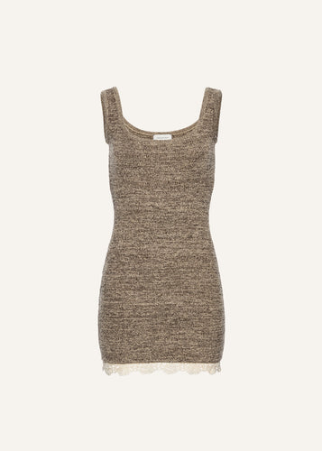SS25 KNITWEAR 15 DRESS BEIGE