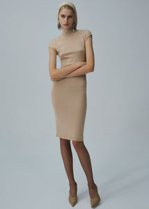 SS25 KNITWEAR 16 DRESS BEIGE