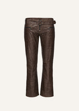 Load image into Gallery viewer, SS25 LEATHER 11 PANTS BROWN
