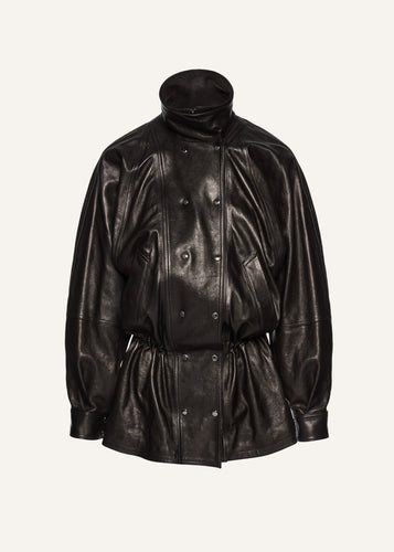 SS25 LEATHER 13 JACKET BLACK