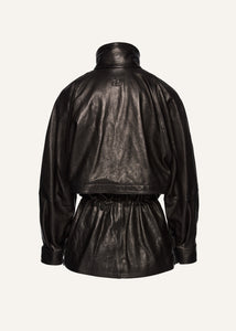 SS25 LEATHER 13 JACKET BLACK