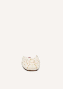 SS25 MULE FLATS CROCHET